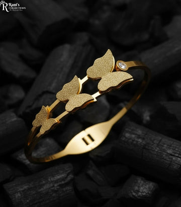Stainless steel triple butterfly openable cuff