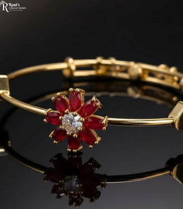 Red Patel adjustable bangles set of 2