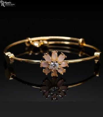 Light pink Patel adjustable bangles set of 2