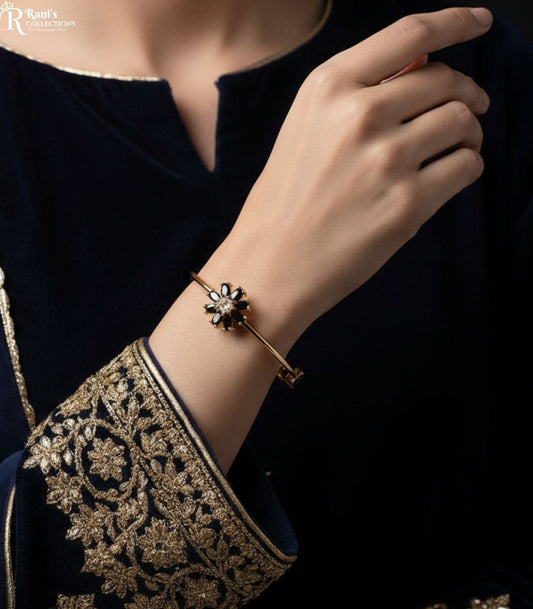 Black Patels adjustable bangles set of 2