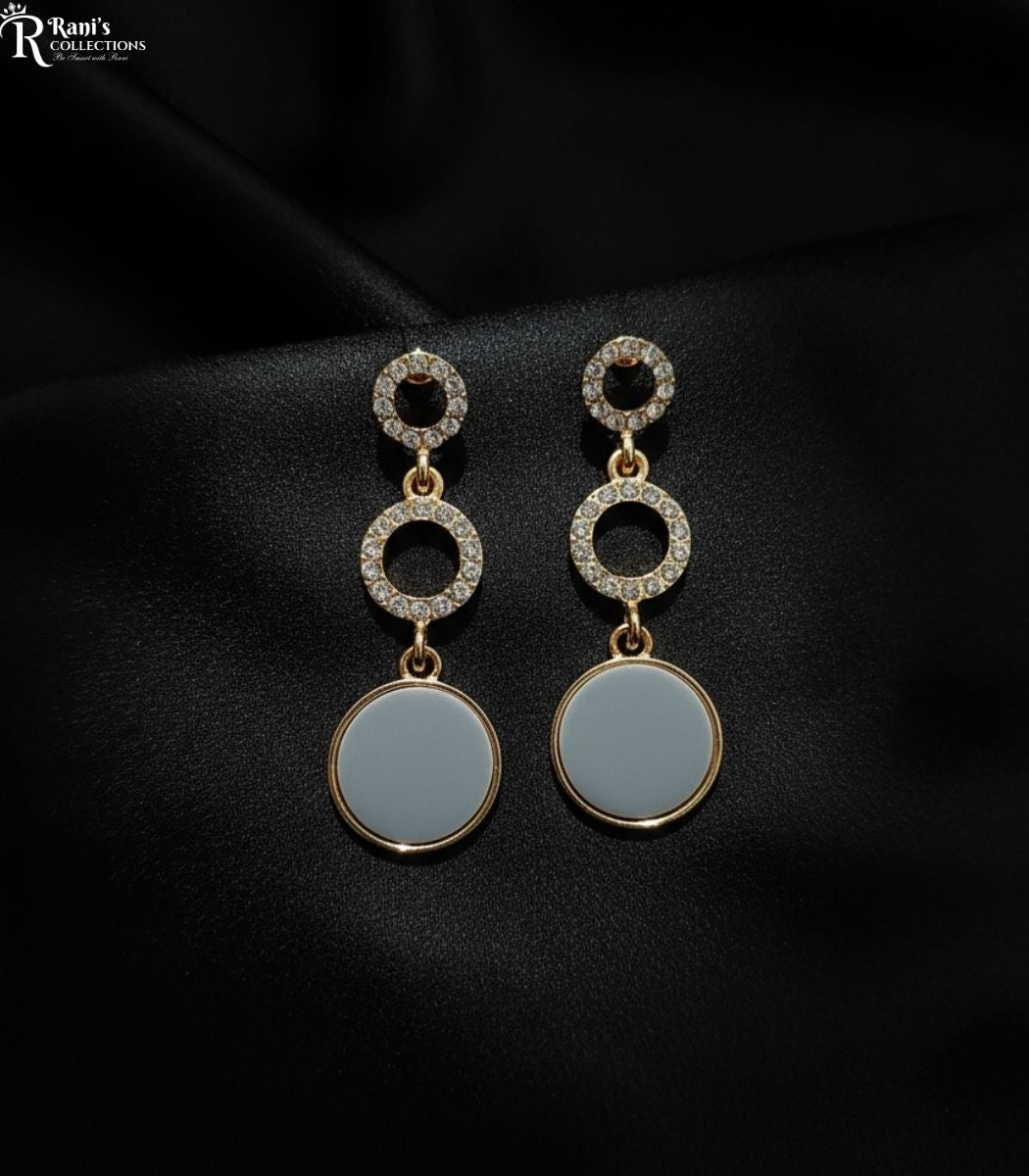 Triple Circle Dangle Earrings